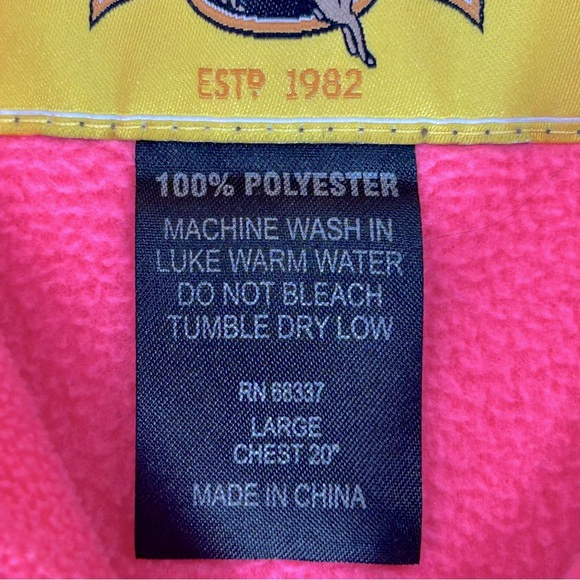 TrailQuest Fleece Full Zip Jacket Size Large Boys’ - Picture 9 of 10